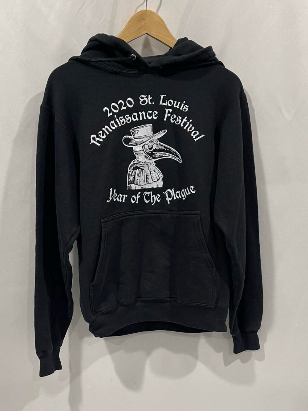 Black "2020 St. Louis Renaissance Festival" Hoodie - Year of the Plague